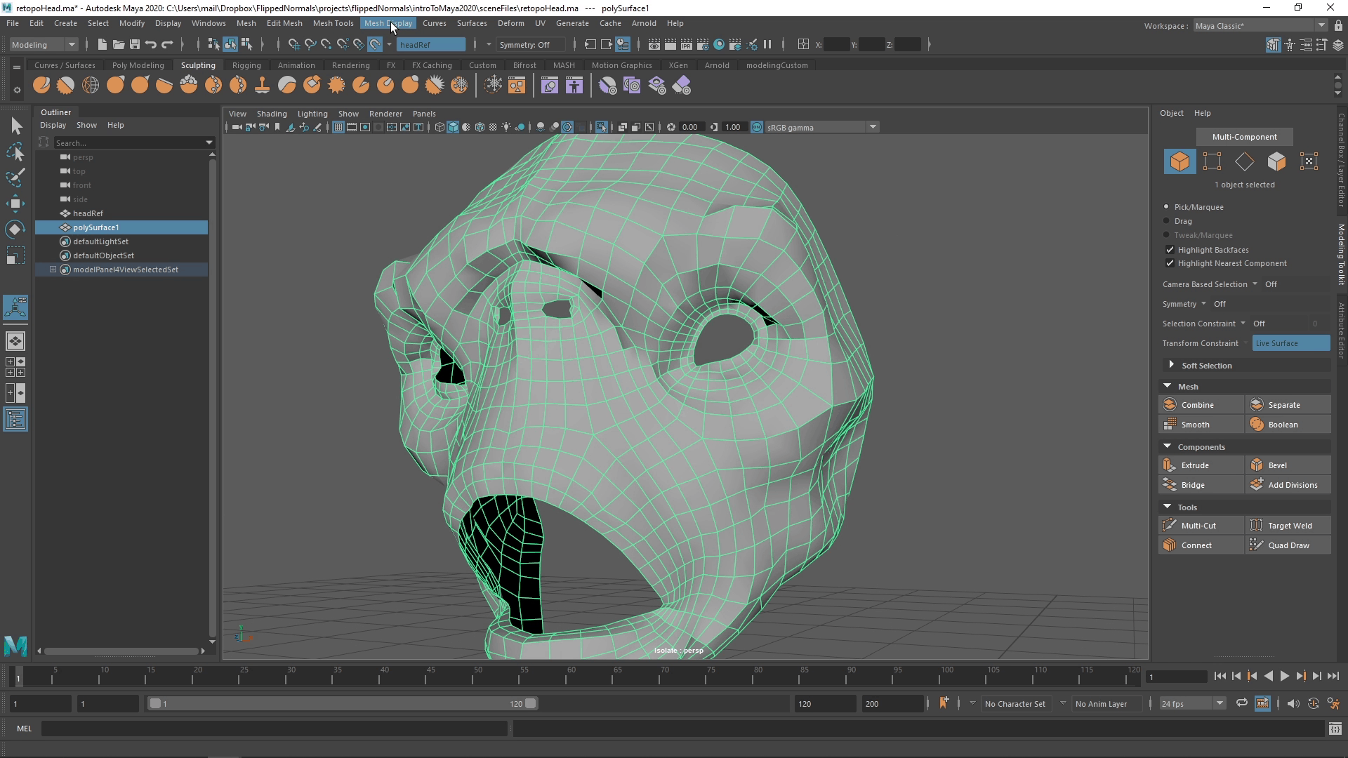 Grafica 3D - Maya