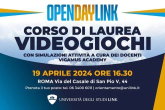 Open Day Link University: Corso di Laurea in Videogiochi